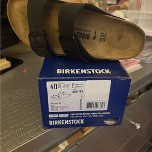 Birkenstock Arizona Black Slip-On Sandals